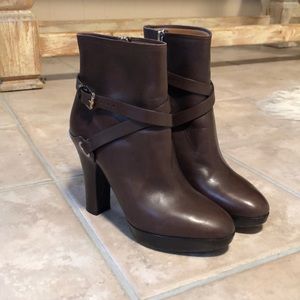 Ralph Lauren Leather Ankle Boots